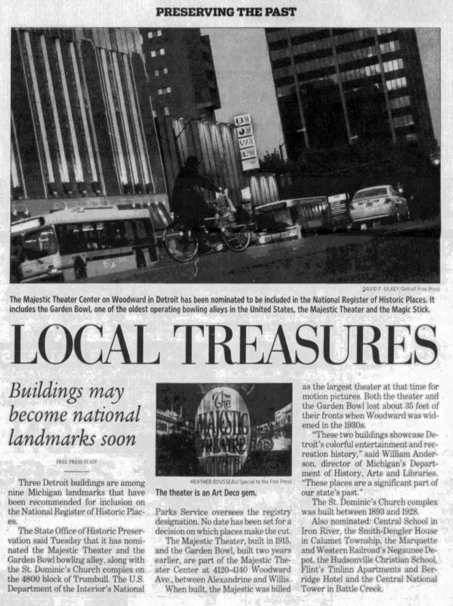 Majestic Theatre - Jan 31 2008 Article